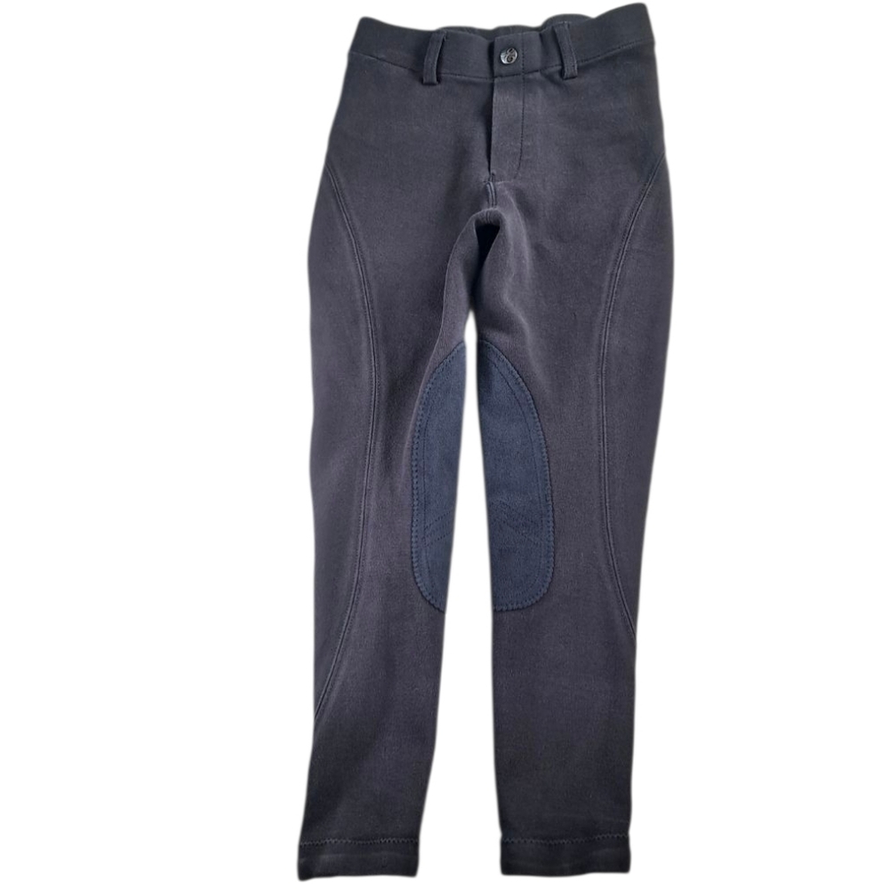 Elation Black Riding Pants Kids Size 10